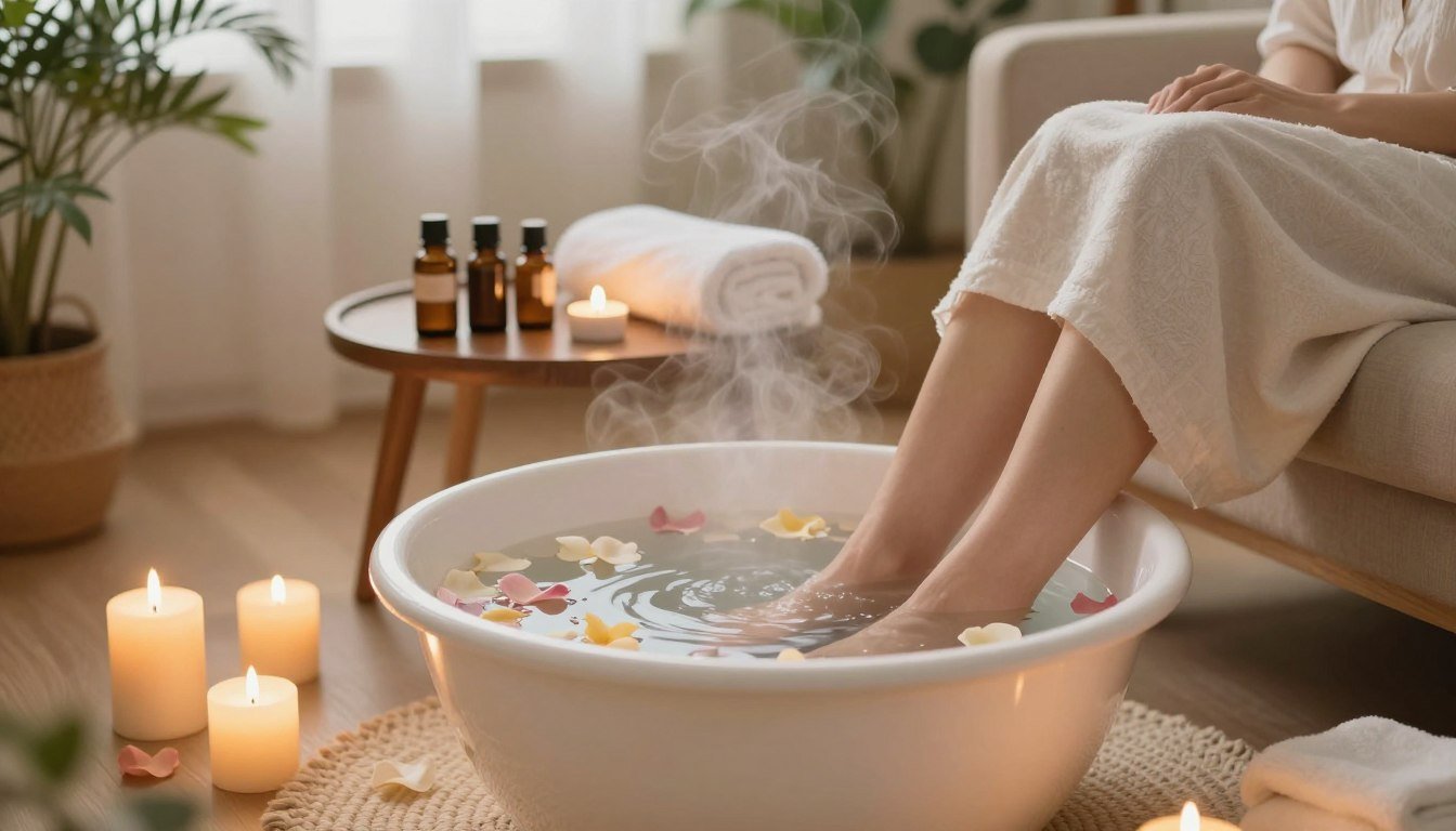 foot bath for good sleep