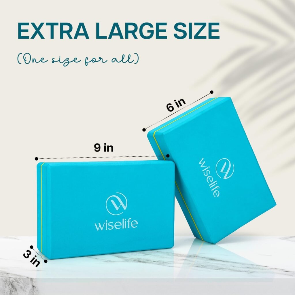 WiseLife Teal Yoga Block